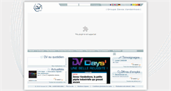 Desktop Screenshot of dv-groupe.com