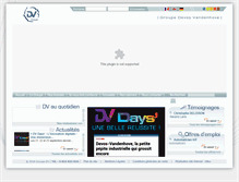 Tablet Screenshot of dv-groupe.com